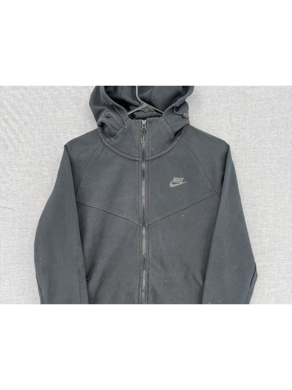 Nike Tech Fleece Windrunner Hoodie Womans XL Black Full Zip Sweater